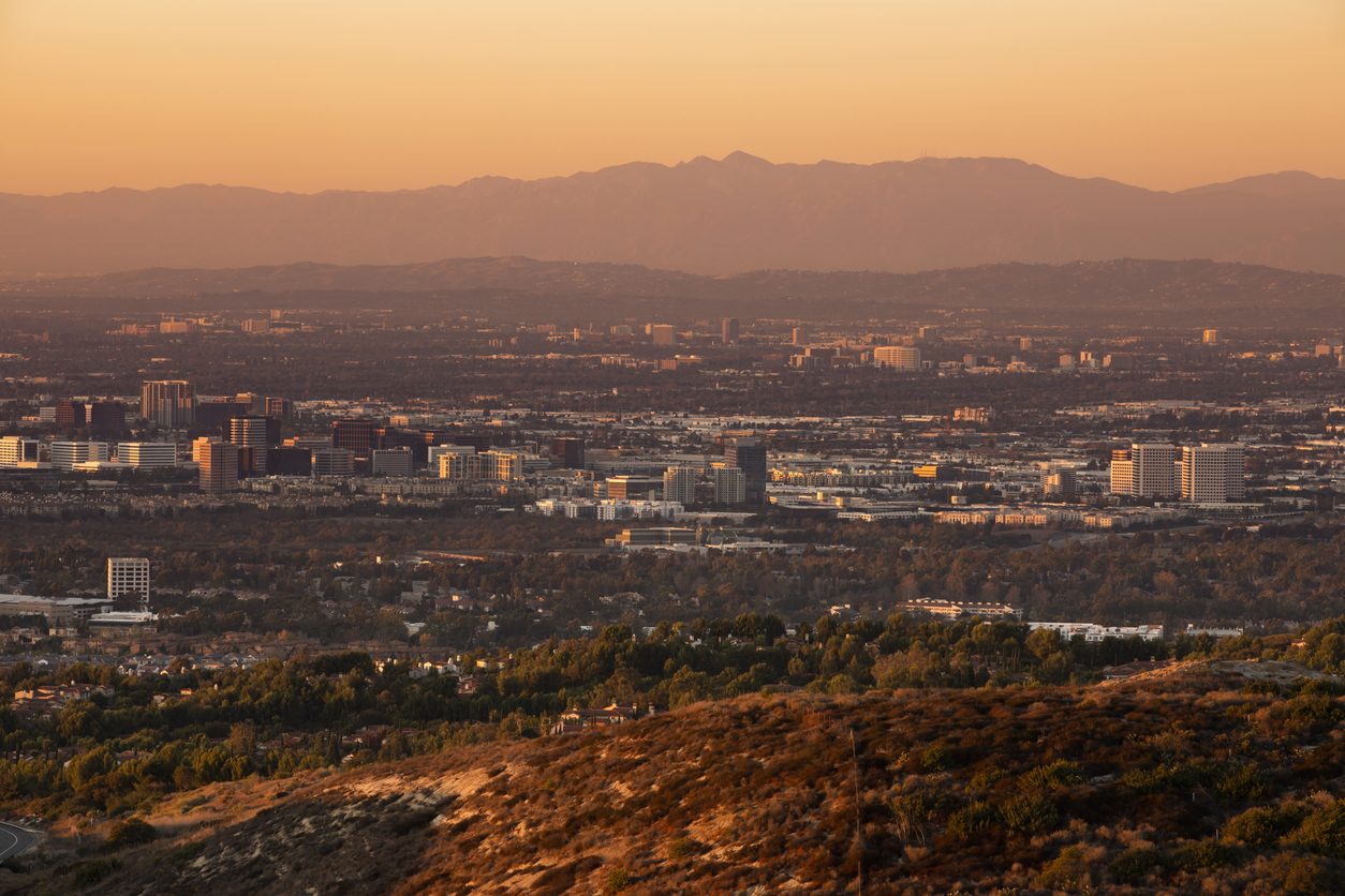 Panoramic Image of Orange, California